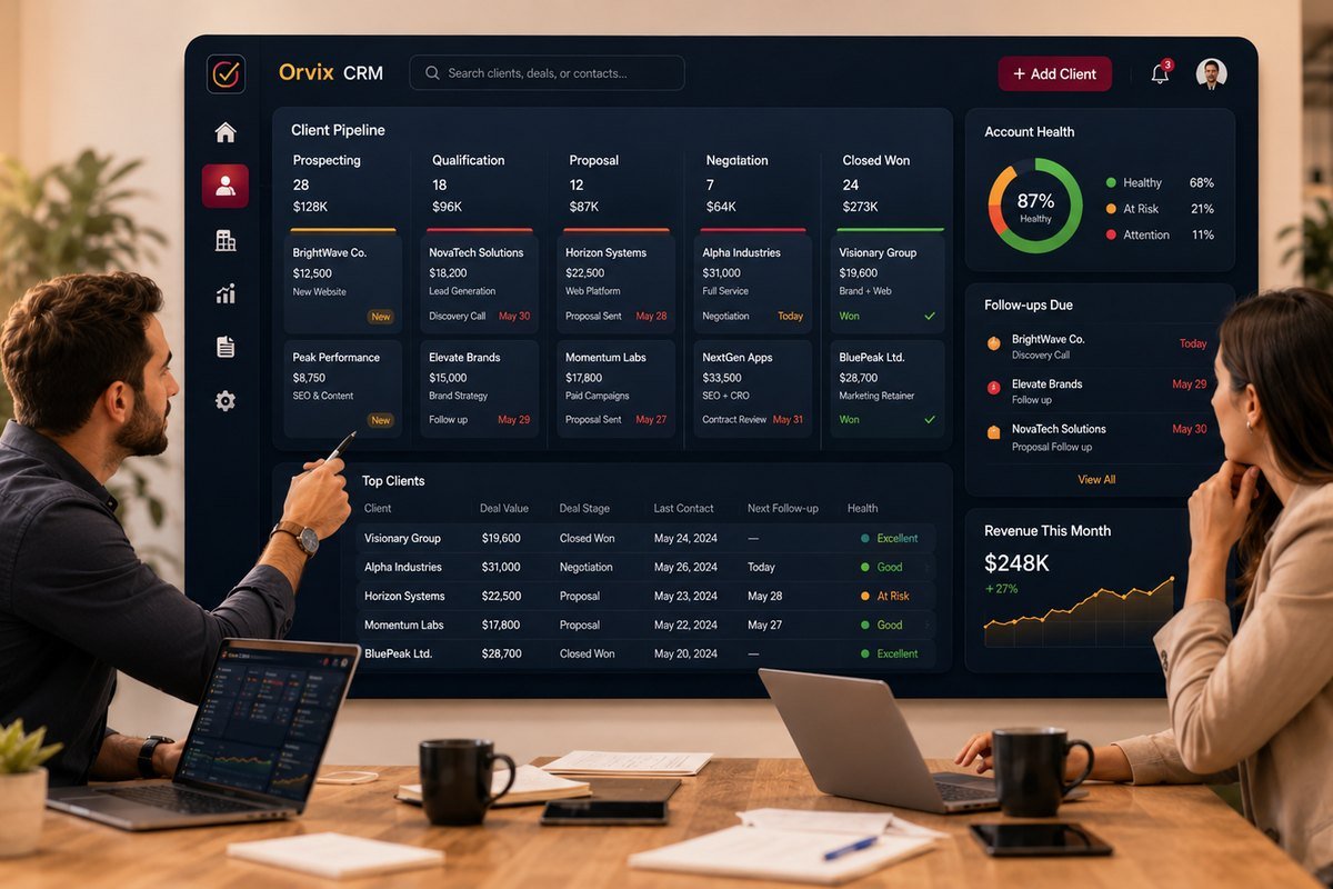 Client CRM for Agencies illustration